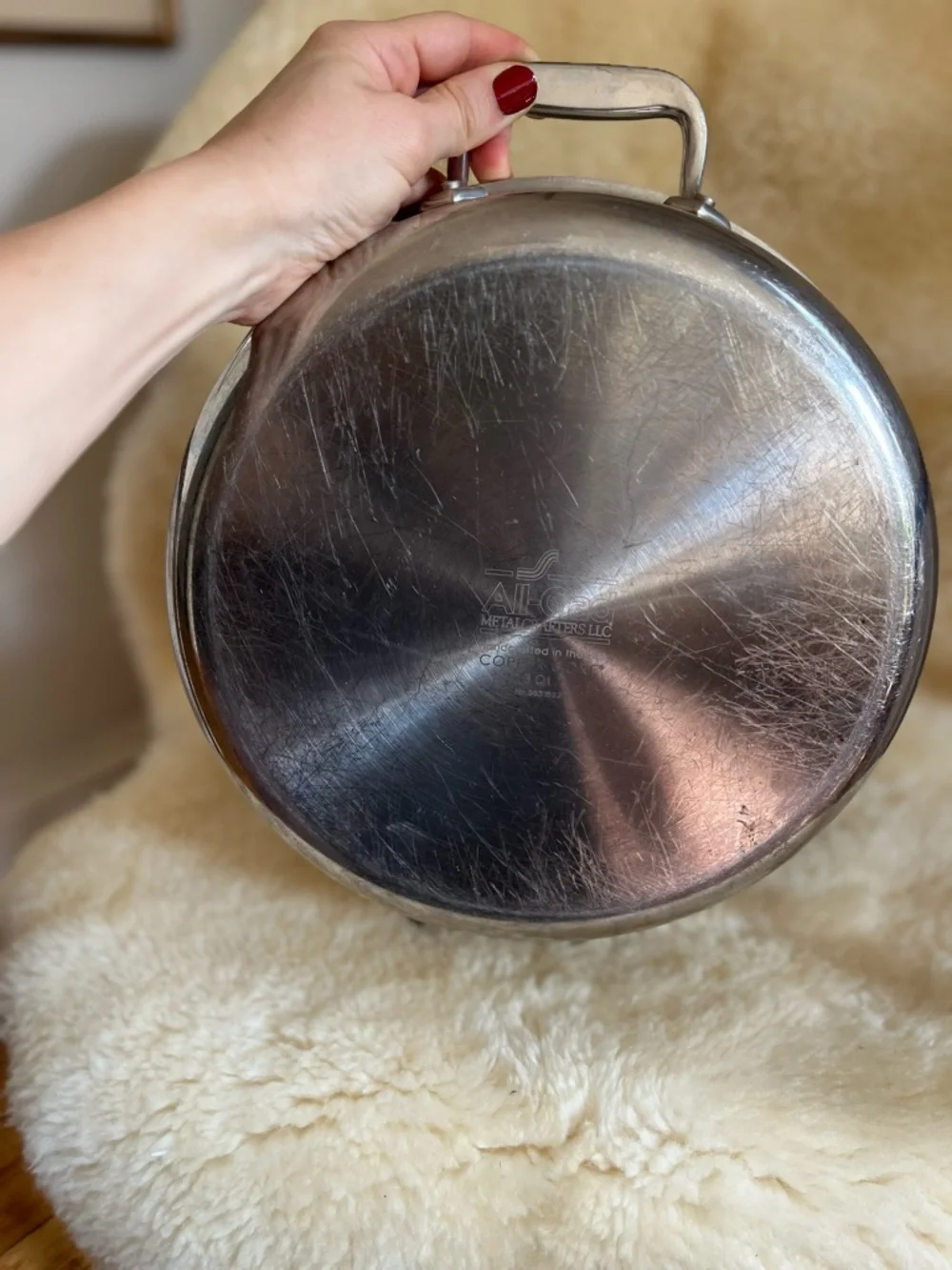 All-Clad Copper Core 3-Qt. Sauté Pan with Lid